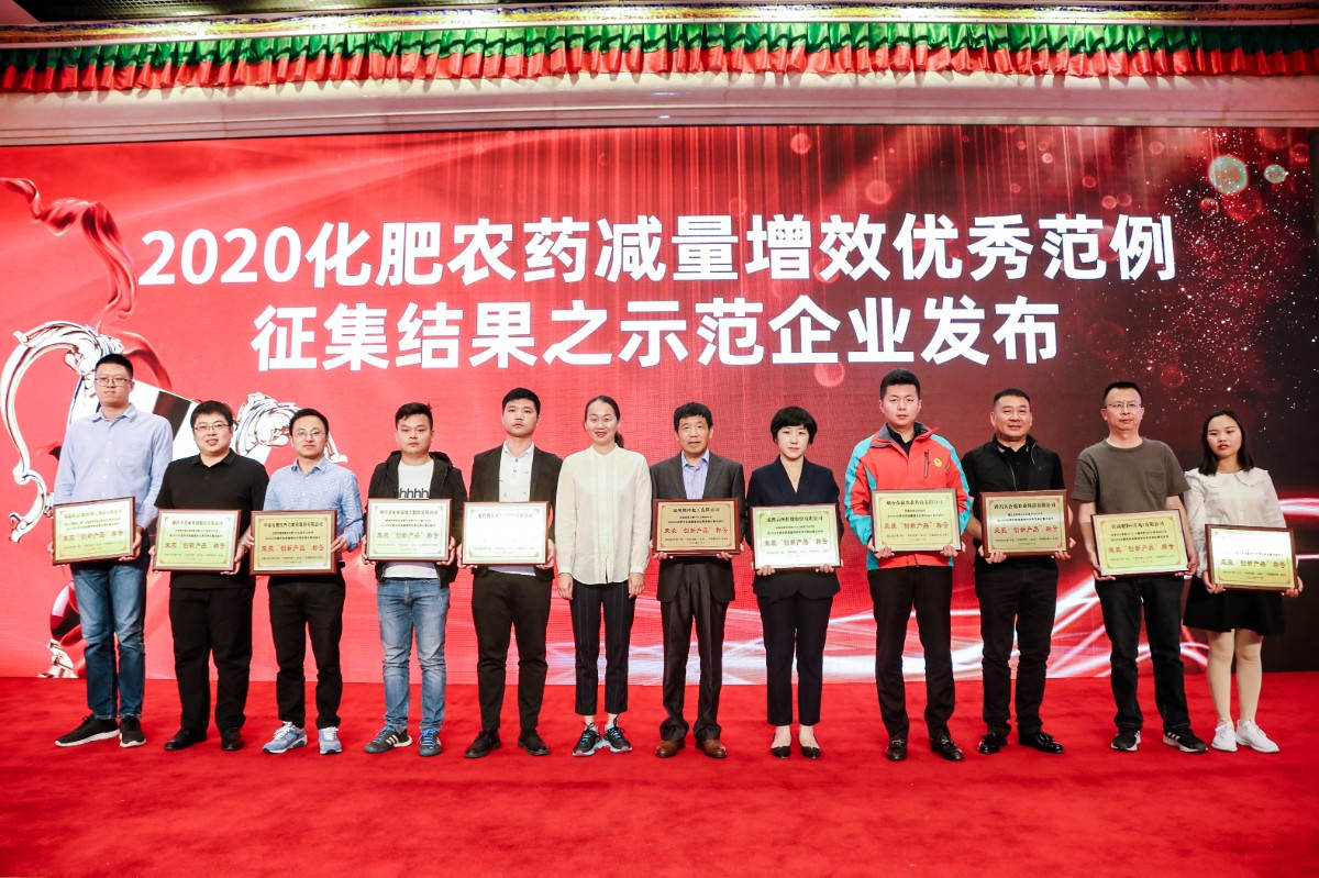 图片1 “示范企业”获奖合照 新洋丰副总裁包雪梅领奖左四.jpg